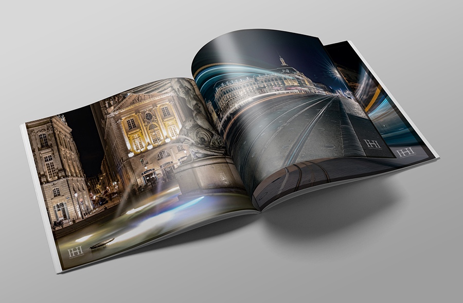 Commercial catalog with soft-touch cover printing – Photography