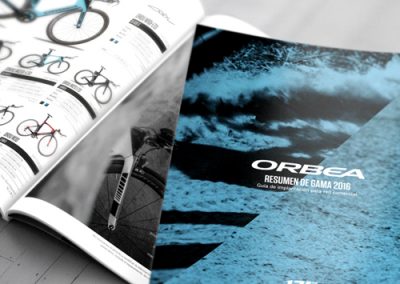 Impresión offset de un catálogo de producto – Ciclismo Orbea