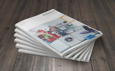 Offset printing of kitchen furniture catalogs